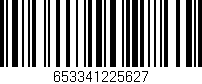 Código de barras (EAN, GTIN, SKU, ISBN): '653341225627'