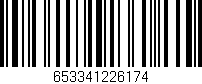 Código de barras (EAN, GTIN, SKU, ISBN): '653341226174'