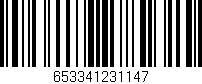 Código de barras (EAN, GTIN, SKU, ISBN): '653341231147'