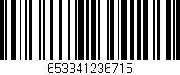 Código de barras (EAN, GTIN, SKU, ISBN): '653341236715'