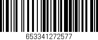 Código de barras (EAN, GTIN, SKU, ISBN): '653341272577'