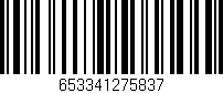 Código de barras (EAN, GTIN, SKU, ISBN): '653341275837'