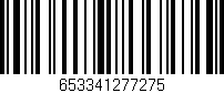 Código de barras (EAN, GTIN, SKU, ISBN): '653341277275'