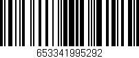 Código de barras (EAN, GTIN, SKU, ISBN): '653341995292'