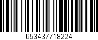 Código de barras (EAN, GTIN, SKU, ISBN): '653437718224'