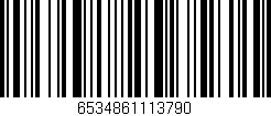 Código de barras (EAN, GTIN, SKU, ISBN): '6534861113790'