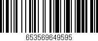 Código de barras (EAN, GTIN, SKU, ISBN): '653569649595'