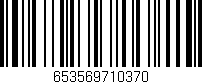 Código de barras (EAN, GTIN, SKU, ISBN): '653569710370'