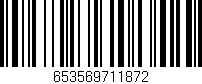 Código de barras (EAN, GTIN, SKU, ISBN): '653569711872'