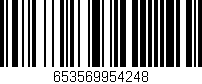 Código de barras (EAN, GTIN, SKU, ISBN): '653569954248'