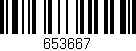 Código de barras (EAN, GTIN, SKU, ISBN): '653667'
