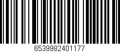 Código de barras (EAN, GTIN, SKU, ISBN): '6539982401177'