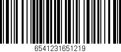 Código de barras (EAN, GTIN, SKU, ISBN): '6541231651219'