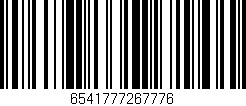 Código de barras (EAN, GTIN, SKU, ISBN): '6541777267776'