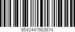 Código de barras (EAN, GTIN, SKU, ISBN): '6542447803874'
