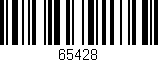 Código de barras (EAN, GTIN, SKU, ISBN): '65428'