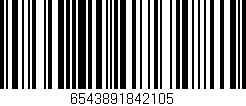 Código de barras (EAN, GTIN, SKU, ISBN): '6543891842105'