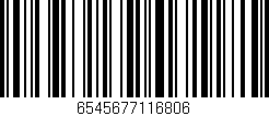 Código de barras (EAN, GTIN, SKU, ISBN): '6545677116806'