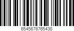 Código de barras (EAN, GTIN, SKU, ISBN): '6545678765430'