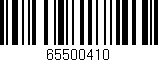 Código de barras (EAN, GTIN, SKU, ISBN): '65500410'