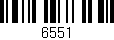 Código de barras (EAN, GTIN, SKU, ISBN): '6551'