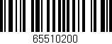Código de barras (EAN, GTIN, SKU, ISBN): '65510200'
