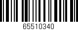 Código de barras (EAN, GTIN, SKU, ISBN): '65510340'
