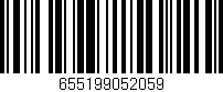 Código de barras (EAN, GTIN, SKU, ISBN): '655199052059'