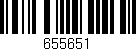 Código de barras (EAN, GTIN, SKU, ISBN): '655651'