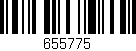 Código de barras (EAN, GTIN, SKU, ISBN): '655775'