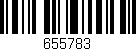 Código de barras (EAN, GTIN, SKU, ISBN): '655783'