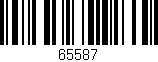 Código de barras (EAN, GTIN, SKU, ISBN): '65587'