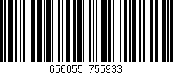Código de barras (EAN, GTIN, SKU, ISBN): '6560551755933'
