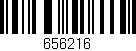Código de barras (EAN, GTIN, SKU, ISBN): '656216'
