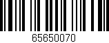 Código de barras (EAN, GTIN, SKU, ISBN): '65650070'
