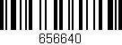 Código de barras (EAN, GTIN, SKU, ISBN): '656640'