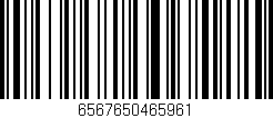 Código de barras (EAN, GTIN, SKU, ISBN): '6567650465961'