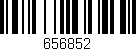 Código de barras (EAN, GTIN, SKU, ISBN): '656852'