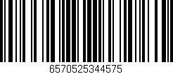 Código de barras (EAN, GTIN, SKU, ISBN): '6570525344575'