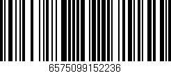Código de barras (EAN, GTIN, SKU, ISBN): '6575099152236'