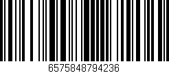Código de barras (EAN, GTIN, SKU, ISBN): '6575848794236'