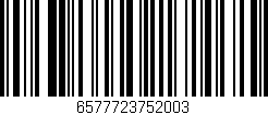 Código de barras (EAN, GTIN, SKU, ISBN): '6577723752003'