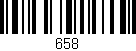 Código de barras (EAN, GTIN, SKU, ISBN): '658'