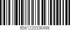 Código de barras (EAN, GTIN, SKU, ISBN): '6581220336499'