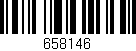 Código de barras (EAN, GTIN, SKU, ISBN): '658146'