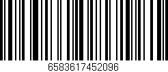 Código de barras (EAN, GTIN, SKU, ISBN): '6583617452096'