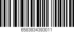 Código de barras (EAN, GTIN, SKU, ISBN): '6583834393011'