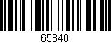 Código de barras (EAN, GTIN, SKU, ISBN): '65840'
