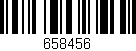 Código de barras (EAN, GTIN, SKU, ISBN): '658456'