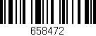 Código de barras (EAN, GTIN, SKU, ISBN): '658472'